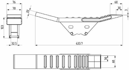 Pièces agricoles - Travail du sol - Pointe culti. carb. p/Bednar
