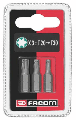 Outils - Outils divers - Lot de 3 embouts 25mm t20-30
