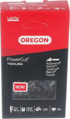 Pièces agricoles - Jardin et forêt pièce adaptable - Chaîne de tronçonneuse 3/8" 1,5mm 84 DL dent à angle droit Oregon