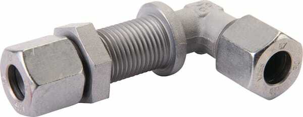 Pièces agricoles - Hydraulique - Coude passe cloison 6L