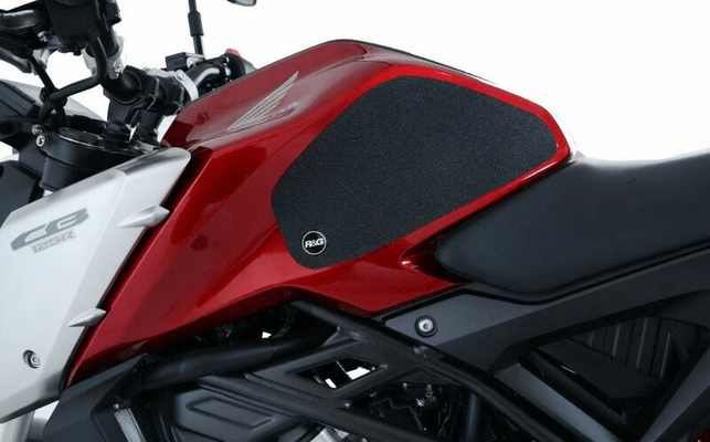 Pièces Quad & Motos - Equipement véhicule - Kit grip de réservoir R&G RACING translucide (2 pièces) Honda CB125R