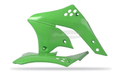 Ouïes de radiateur POLISPORT vert Kawasaki KX250F
