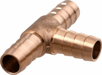 Pièces agricoles - Hydraulique - Conn. en T 1/2" en laiton