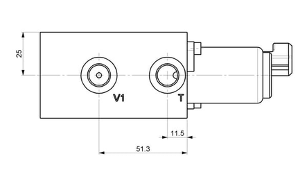 Pièces agricoles - Hydraulique - Soupape d.réduction 2XProp12dc