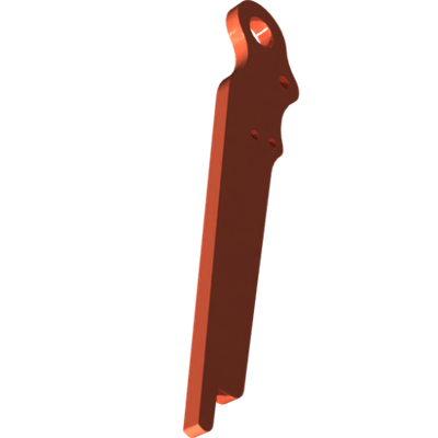 Pièces agricoles - Pièce divers - Plat de verrouillage long peinte-