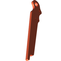 Pièces agricoles - Pièce divers - Plat de verrouillage long peinte-