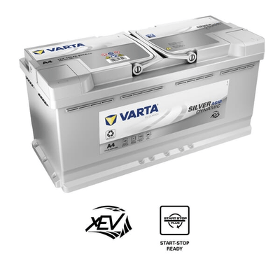 Pièces agricoles - Eclairage - Batterie 12V 105Ah 950A AGM XEV A4 VARTA