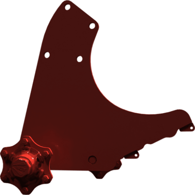 Pièces agricoles - Pièce divers - Cadre de roue gauche soudé -peint-