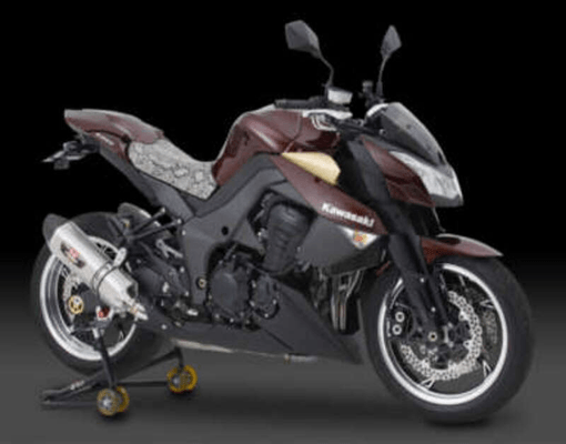 Pièces Quad & Motos - Pièces SAV - SILENCIEUX DROIT R77-J INOX / CASQUETTE CARBONE YOSHIMURA POUR KAWASAKI