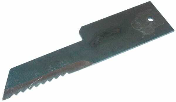 Pièces agricoles - Moissonneuses - Couteau de broyeur de paille 198x50x3 mm Ø 13 mm