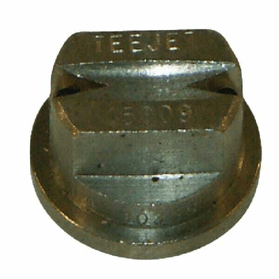 Pièces agricoles - Pièce Pulvérisateur - Buse à double jets TQ 150° 09 argent acier inoxydable TeeJet