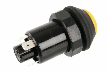 Pièces agricoles - Eclairage - Interrupteur poussoir, gyrophare, rond, jaune