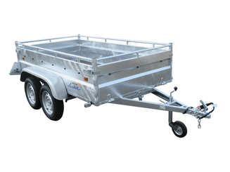 Materiels - Remorque voiture - ROBUST 253x134x50 2 essieux non freiné PTAC : 750 kg