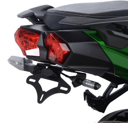 Pièces Quad & Motos - Equipement véhicule - Support de plaque R&G RACING noir Kawasaki H2 SX