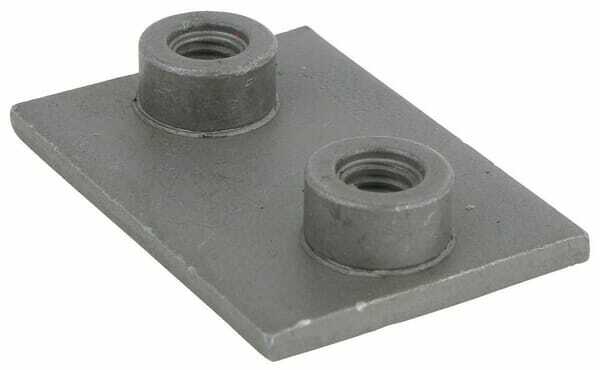 Pièces agricoles - Hydraulique - Plaque à souder simple GR.5