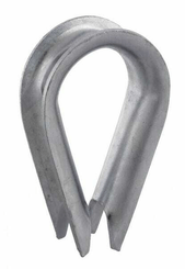 Pièces agricoles - Fasteners - Cosse-coeur zingué 8 mm