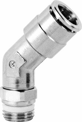 Pièces agricoles - Pièce pneumatique - Raccords à insérer 45°