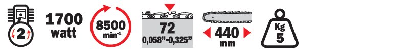 Materiels - Tronçonneuse - TRONCONNEUSE THERM 45CC 440MM