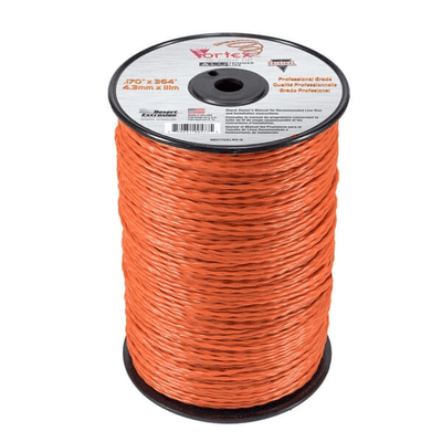 Pièces agricoles - Jardin et forêt pièce adaptable - Fil nylon 4.3mm 111m twist, Vortex Alu