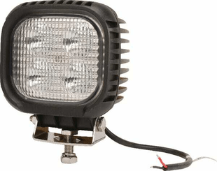 Pièces agricoles - Eclairage - Phare de travail LED carré 48W 4050lm, 10/30V, 125x90x125mm, faisceau large, 4 LED Kramp
