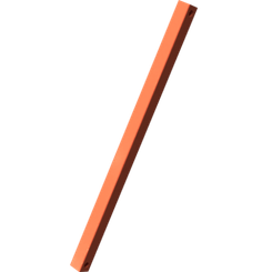 Pièces agricoles - Pièce divers - tube de support -peint--