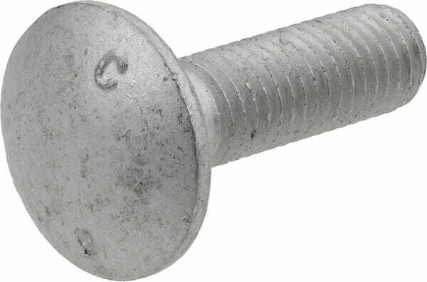 Pièces agricoles - Machines - Boulon à tête ronde et collet carré
