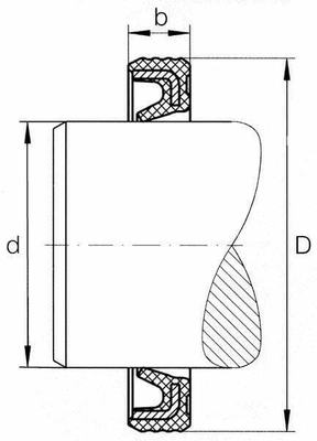 Pièces agricoles - Roulements - Joint 30 x 72 x 6