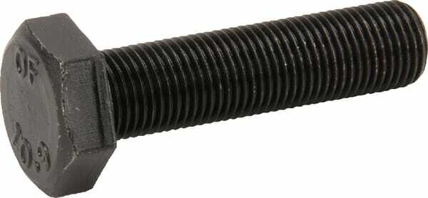 Pièces agricoles - Fasteners - Boulon hexagonal pas fin entièrement fileté 6 p M10x1,0x40 10.9 noire