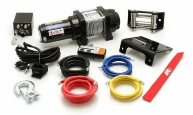 Pièces Quad & Motos - Equipement véhicule - Treuil ART 4500 câble métallique 15m