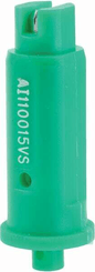 Pièces agricoles - Pièce Pulvérisateur - Buse à injection d'air AI 110° 015 vert acier inoxydable TeeJet