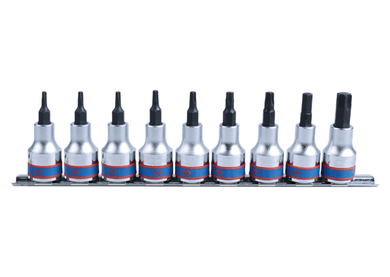 Outils - Outils divers - Rail de douilles 1/2" TORX® - 9 pièces