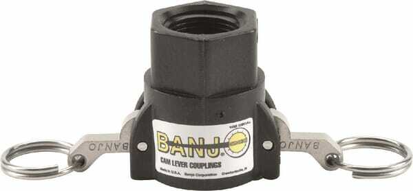 Pièces agricoles - Pièce Pulvérisateur - Camlock 3/4" fem. x 3/4" NPT fem. Banjo