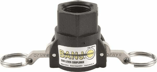 Pièces agricoles - Pièce Pulvérisateur - Camlock 3/4" fem. x 3/4" NPT fem. Banjo