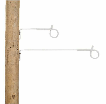 Pièces agricoles - Cloture,Jardin & Sylviculture - 10 Isol. queue de cochon 40cm