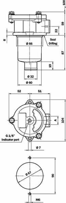 Pièces agricoles - Hydraulique - Boîtier de filtre 1/2" BSP
