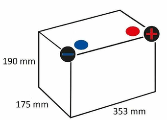 Pièces agricoles - Eclairage - Batterie 12 V 88 Ah 680 A Promotive HD Varta