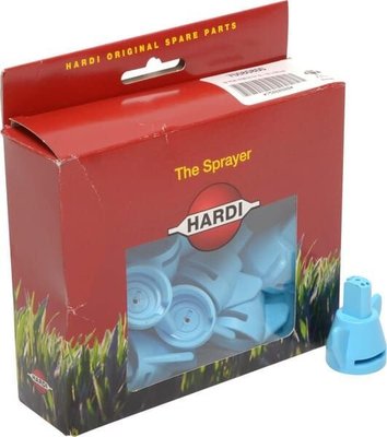 Pièces agricoles - Machines - Buse d'engrais 5 trous bleu clair 10 Snap-Fit 12 pièces