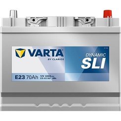 Pièces agricoles - Eclairage - Battery 12V 70Ah 630A E23 VARTA Dynamic SLI