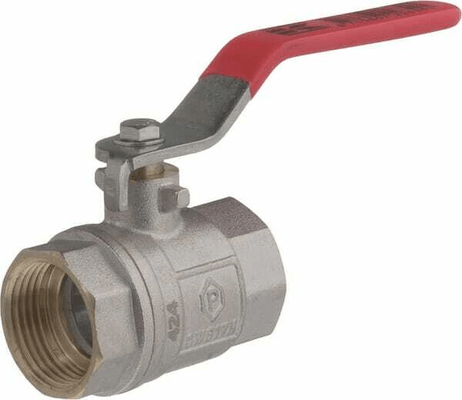 Pièces agricoles - Hydraulique - Vanne à bille BSP 2x femelle 1" + poignée SS