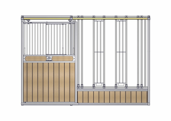 Accessoires et options matériel  - Matériel d'élevage - autre - FACADE LIBRE SERVICE PORTE COULISSANTE L.3.50M