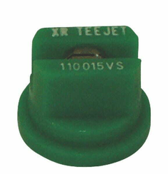 Pièces agricoles - Pièce Pulvérisateur - Buse à jet plat XR 110° 15 vert acier inoxydable TeeJet