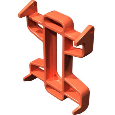 Pièces agricoles - Pièce divers - Support de 180 mm en fonte ductile