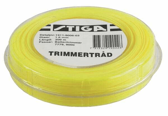 Pièces agricoles - Jardin et forêt pièce origine - Fil de coupe Ø 1.6mm 200m rond jaune Stiga