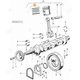 jeu de segments + mm 0.50 Deutz-Fahr origine