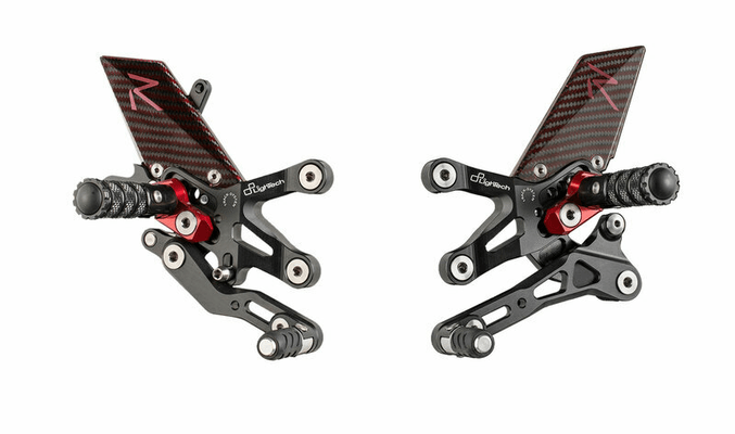 Pièces Quad & Motos - Pièces communes - Commandes reculées réglables LIGHTECH Racing - sélection standard