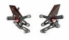 Commandes reculées réglables LIGHTECH Racing - sélection standard