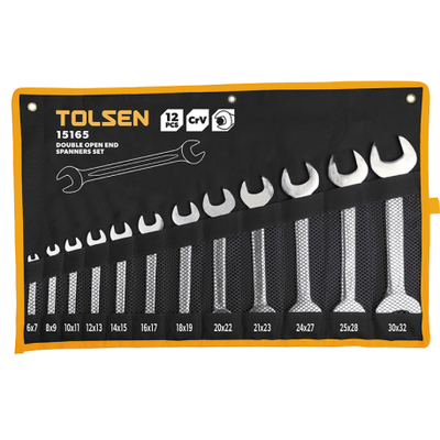 Outillage a main - Clés - KIT 12 CLES MIXTE OUVERTE (15892)