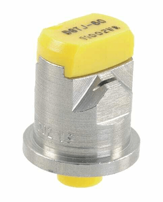 Pièces agricoles - Pièce Pulvérisateur - Buse à double jets plat DGTJ 110° 02 jaune acier inoxydable TeeJet