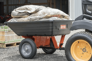 Pièces agricoles - Jardin et forêt pièce adaptable - Remorque avec caisse en plastique 450 kg