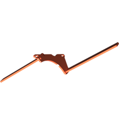 Pièces agricoles - Pièce divers - Wiper holder chassis left -coaeted-